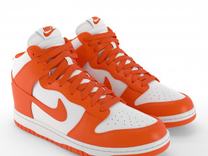 nike dunk high pbr Modelo 3D