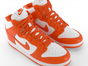 nike dunk high pbr Modelo 3D