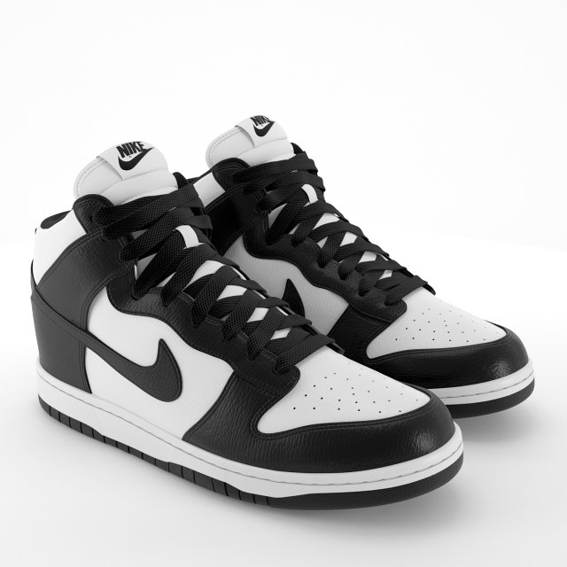 Nike dunk sales high womens black