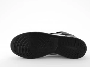 nike dunk high black 3D Model