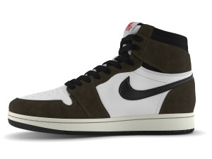 jordan 1 retro high travis scott 3D Model