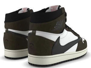 jordan 1 retro high travis scott 3D Model