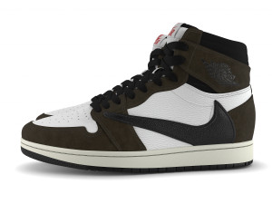 jordan 1 retro high travis scott 3D Model