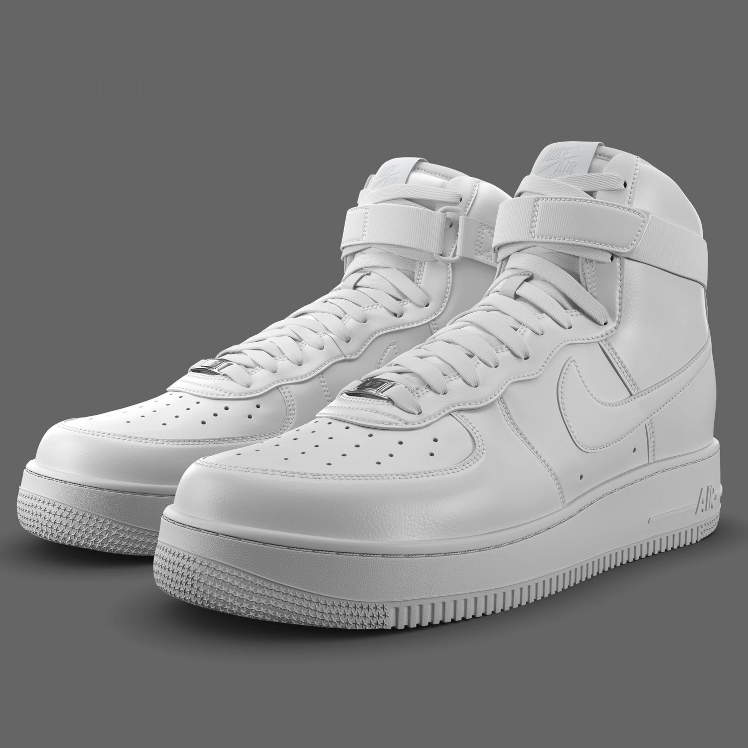 nike air force 1 high pbr 3D Model .c4d .max .obj .3ds .fbx .stl .blend