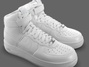 nike air force 1 high pbr 3D Model
