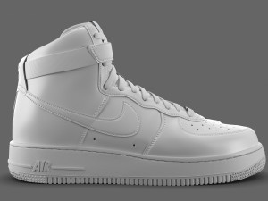 nike air force 1 high pbr Modello 3D