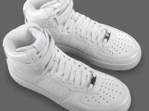 nike air force 1 high pbr 3D Model