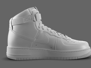 nike air force 1 high pbr Modello 3D