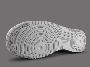 nike air force 1 high pbr Modello 3D