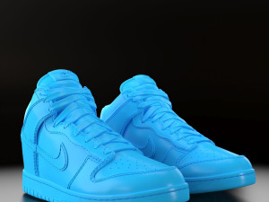 nike dunk high 3D Принт Модель