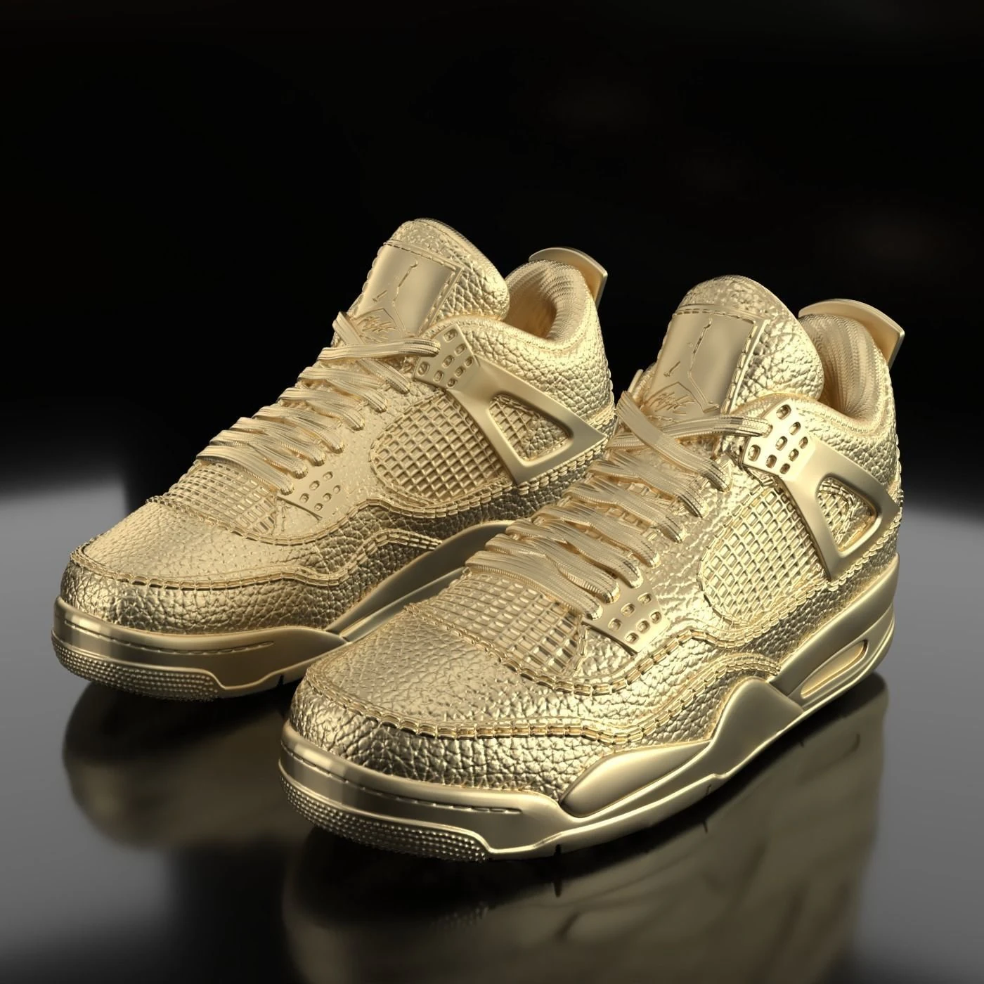 air jordan 4 3D Print Model .c4d .max .obj .3ds .fbx .stl .blend 