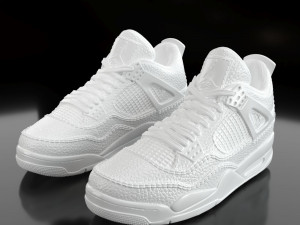 air jordan 4 3D Baskı Modeli