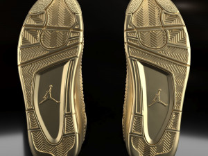 air jordan 4 3D Baskı Modeli
