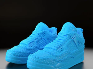 エアジョーダン4 3Dプリントモデル