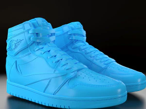 jordan 1 retro high travis scott Modèles 3D en vedette