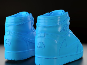 jordan 1 retro high travis scott 3D Baskı Modeli
