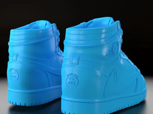 Jordan 1 retro hoge travis scott 3D printmodel