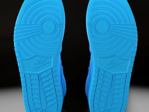jordan 1 retro high travis scott 3D Baskı Modeli