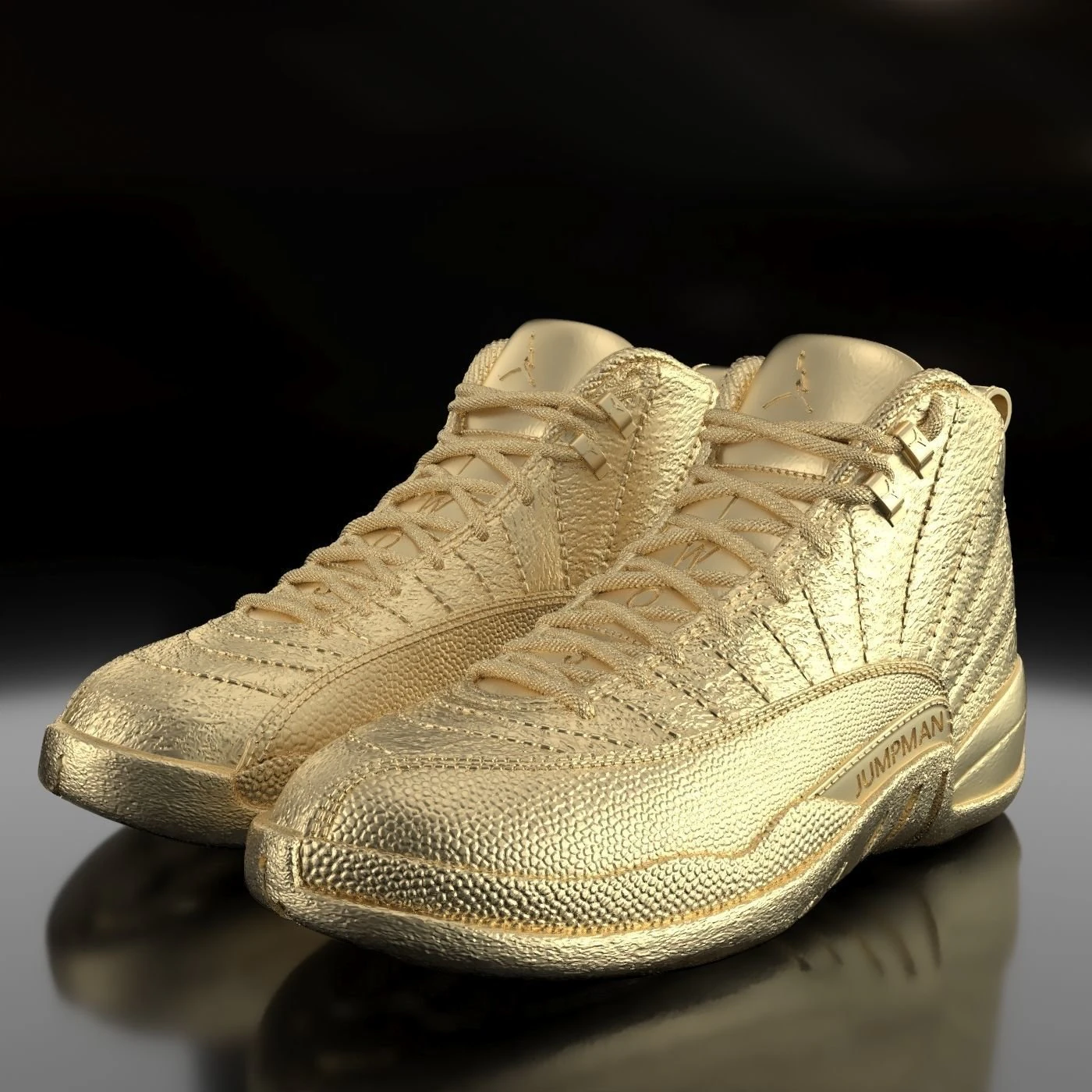 air jordan 12 retro 3D Print Model .c4d .max .obj .3ds .fbx .stl .blend