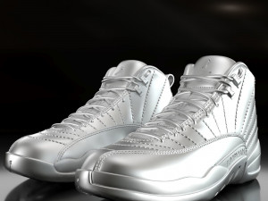 All white jordan 12s hotsell