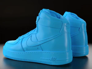 nike air force 1 high 3D Print Model