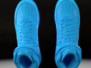 nike air force 1 high 3D Print Model