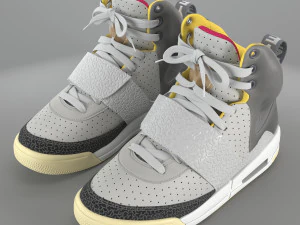 나이키 에어 이지 1 젠 그레이 PBR 3D 모델