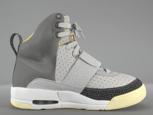 나이키 에어 이지 1 젠 그레이 PBR 3D 모델