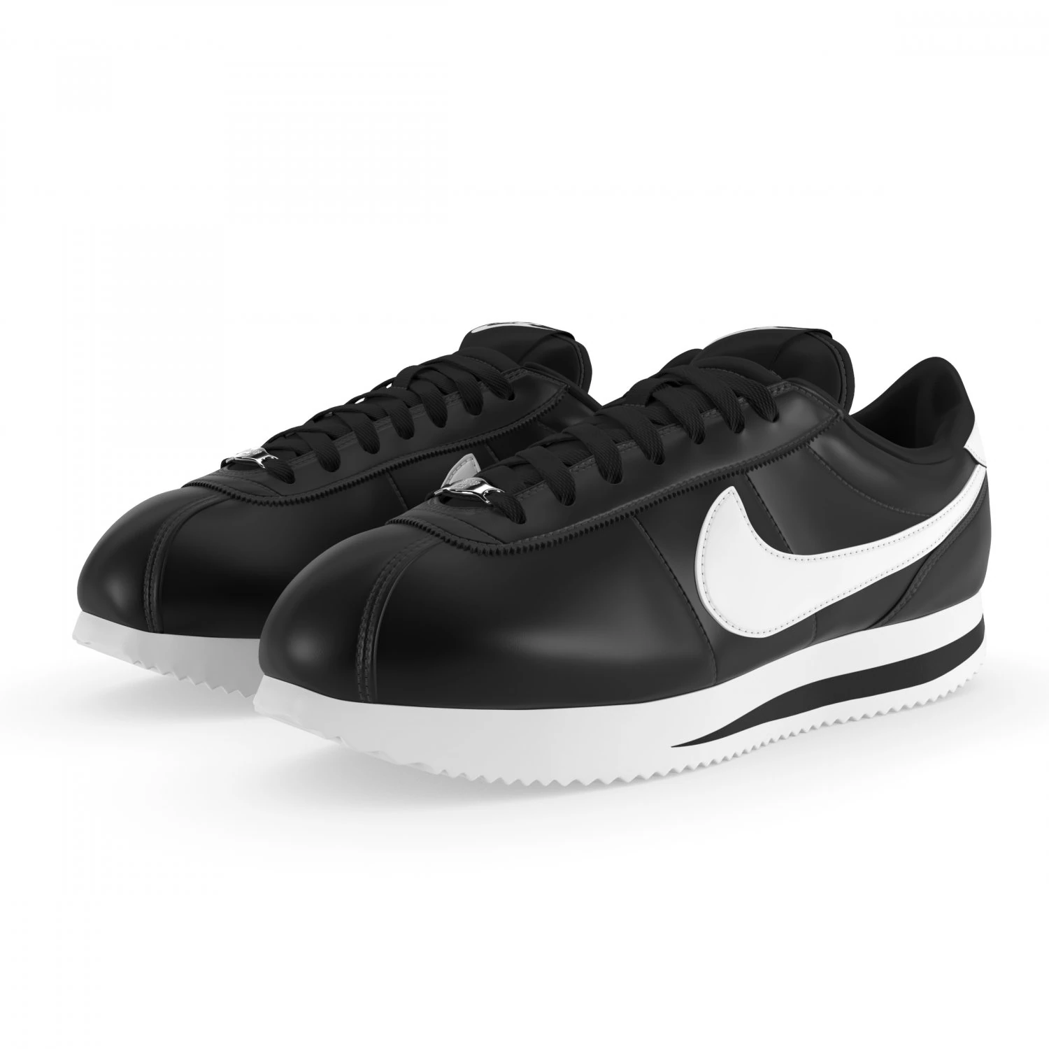 nike cortez basic pbr 3D Model .c4d .max .obj .3ds .fbx .stl .blend 
