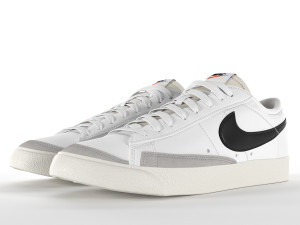 nike blazer low 77 vintage pbr 3D Model