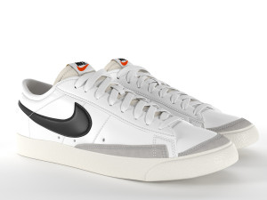 nike blazer low 77 vintage pbr 3D Model
