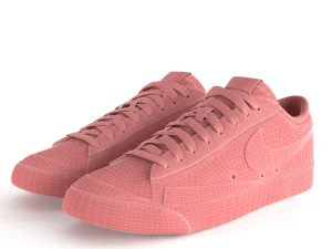 nike blazer low 77 vintage pbr 3D Model