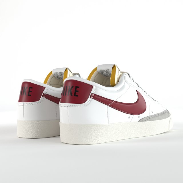 Nike blazer hot sale low 3d white