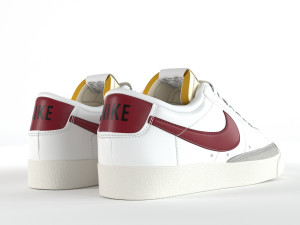 Nike blazer low 3d white sales