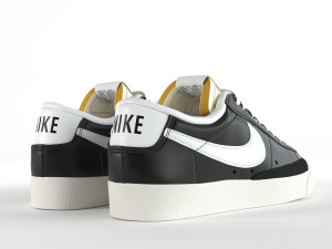 nike blazer low 77 vintage pbr 3D Model