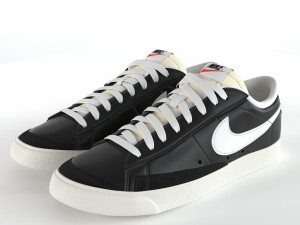 nike blazer low 77 vintage pbr 3D Model