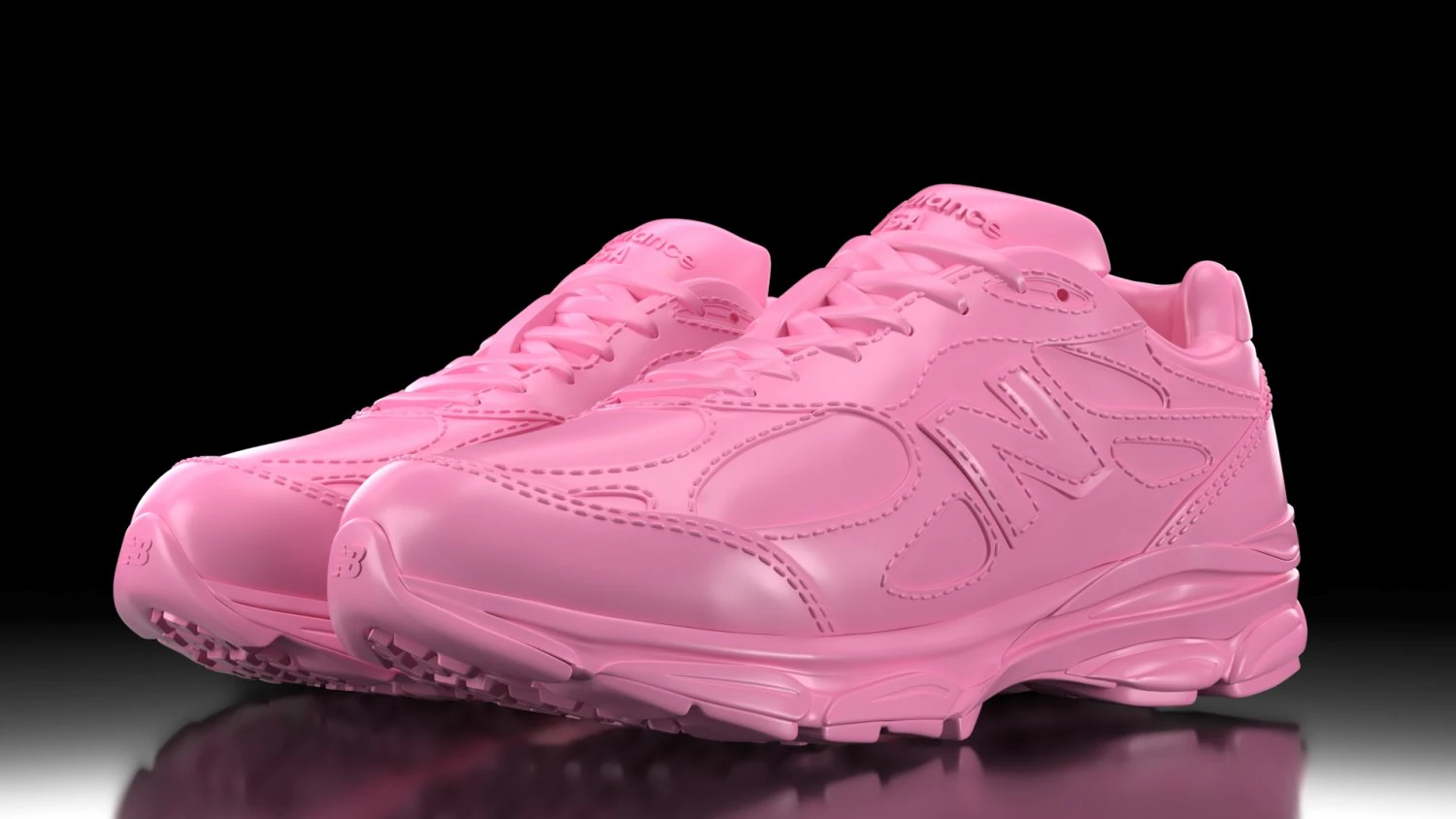 New Balance 990 V3 3D Print Model .c4d .max .obj .3ds .fbx .stl .blend
