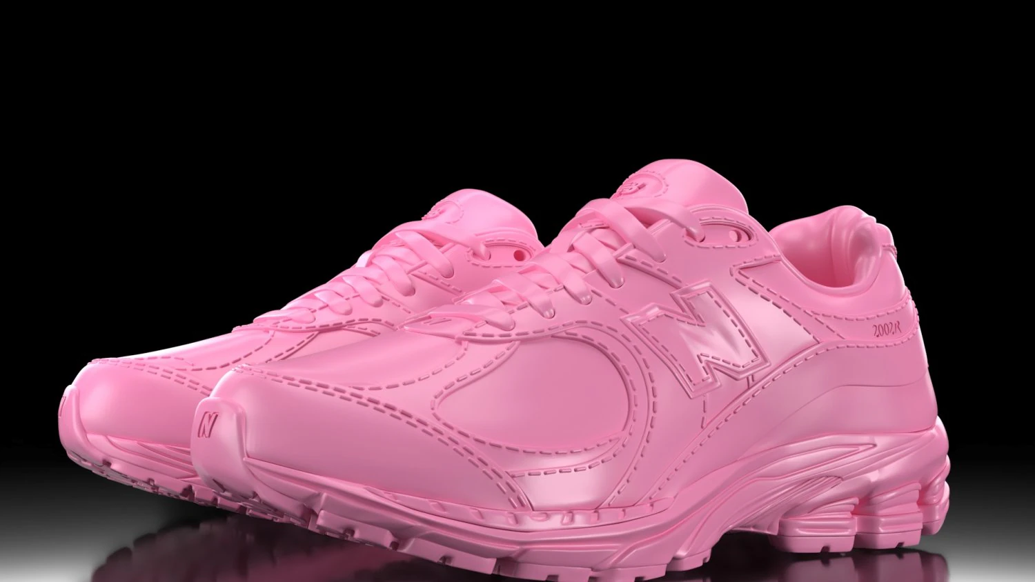 New Balance 2002R 3D Print Model .c4d .max .obj .3ds .fbx .stl .blend