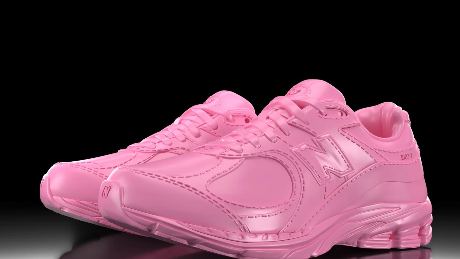 New Balance 2002R 3D Print Model .c4d .max .obj .3ds .fbx .stl .blend 
