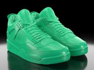 Air Jordan 4 Modelo de Impressão 3D