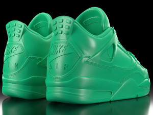 Air Jordan 4 with sole bottom Modelo de impresión 3D
