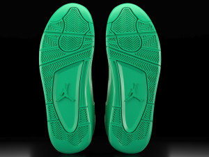 Air Jordan 4 with sole bottom Modelo de impresión 3D