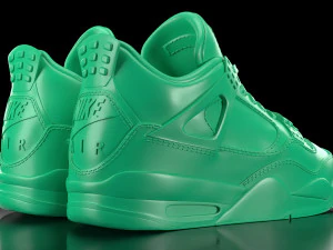 Air Jordan 4 with flat sole bottom 3D Print Model
