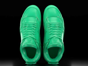 Air Jordan 4 with flat sole bottom 3D Print Model
