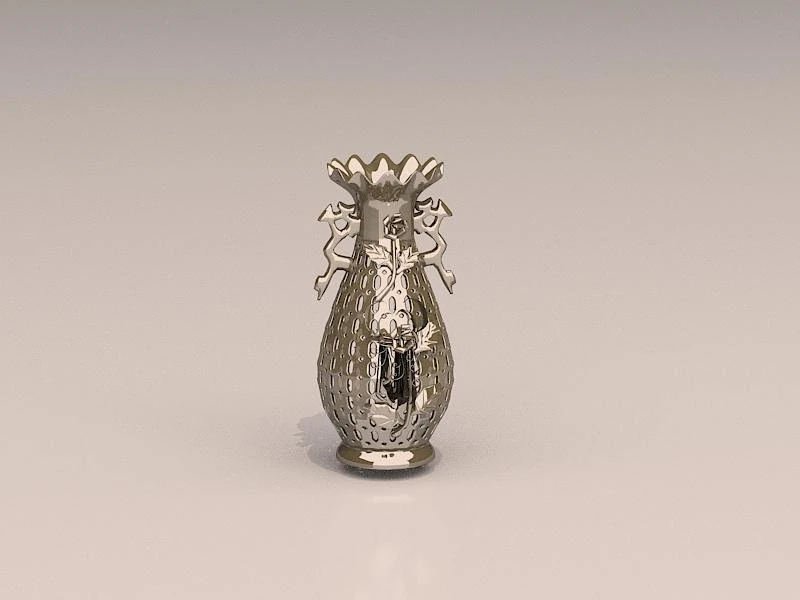 vase 3D Model .c4d .max .obj .3ds .fbx .stl .blend 