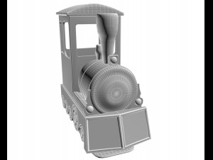 kiddie ride train 3D Model
