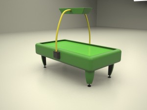 airhockey 3Dモデル