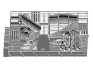 children playground lite Model 3D