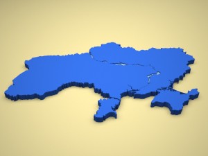 ukraine map 3D Model