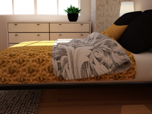 comfy bedroom Modèle 3D